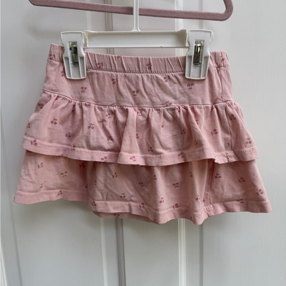 H&M 2-4Y 3T Girls Pink Skirt with Ruffled Tiers - Picture 1 of 5